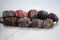 Han food countries glass wrapping beads