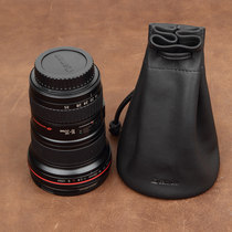 Tire cowhide small DC leather camera lens protection bag micro single lens bag medium CA015