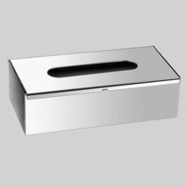Yigao European stainless steel tissue holder box Desktop removable tissue box Napkin paper box Tissue box Storage box
