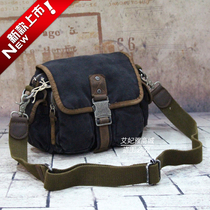 Mens Canvas Pockets Casual Retro Sloping Cross-pack Fashion Inglém Postman Shoulder Bag Outdoor Sport
