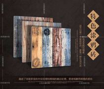 Tile non-slip floor tiles tiles tiles graffiti paint wood hall floor hotel wall walkway flower piece restaurant ground puzzle