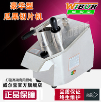 Wilbao QSM203A chopped melon and fruit machine commercial multipurpose melon and fruit slicer electric cut machine pelletizer