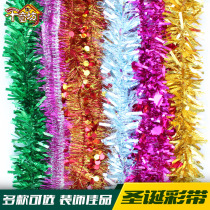Qianqifang Christmas decorations Christmas tree accessories shop layout dress-up pull flower ribbon hair strips