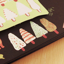 Year and month diy album stickers Simple small things Norwegian forest bear infested cartoon decorative stickers