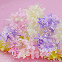 Bride jewelry handmade starry girl U-shaped suit wedding hair accessories simulation hydrangea headgear