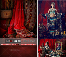 Photo studio plate costume photo theme background sail photography exotic style photo background cloth Loulan