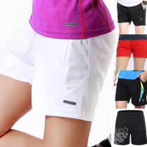 Quick-drying badminton suit sports shorts Mens and womens running fitness adult childrens tennis table tennis suit five-point shorts