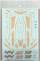 FuelMe model water sticker 1 24 FERRARI FXXK racing stripe water sticker 8 optional with field