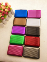  aluma wallet business card box card box Aluminum card packaging Waterproof and anti-magnetic aluminum metal card bag
