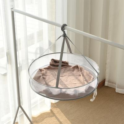  Net pocket sweater hanging basket sweater rack anti-large artifact for household shirts drying special clothes basket drying clothes net cover cool