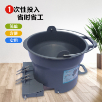 Automatic pulping bucket slender ash bucket cement bucket bricklaying knife light brick aerated block construction hardware tool manufacturers