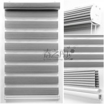 New Korean style seven-fold soft curtain roller curtain curtain curtain Louver Curtain Roman curtain bamboo curtain custom light gray