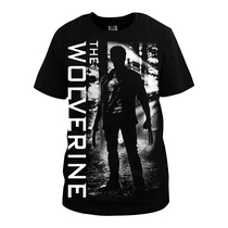 Wolverine 3 t-shirt logan logan wolverine X-Men X combat police die World War I Cut Monochrome