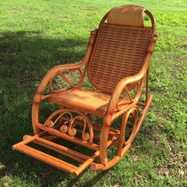  Rattan rocking chair Rattan chair Rocking chair Rocking chair Leisure chair Recliner Balcony leisure chair