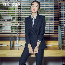  Autumn and winter high-end professional suit suit womens fashion temperament high-end suit tooling formal sales department overalls