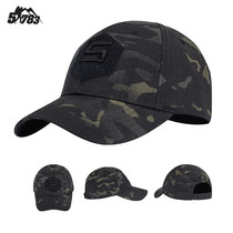 51783 51783 2017 New Pinned Dark Camouflated Tactical Baseball Cap Special Soldier Hat Mens Work Training Duck Tongue Cap Running Nihat