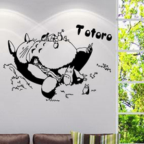 Hayao Miyazaki two-dimensional animation art wall stickers self-adhesive interior decorations dormitory College student Wall stickers
