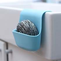 Double-sided soft Glue Hanging Bag hollow plastic sink drain basket wash basin debris storage basket