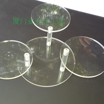 Cosmetics display stand Acrylic jewelry display rack 3 layers round cosmetics display stand display props