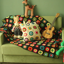 Good Ben hands for retro Gussen Ensemble Air Conditioning Blanket Leisure Blanket Sand Release Hair Thread Blanket