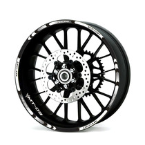 Yamaha Motorcycle YAMAHA MT-03 3M Colour special rims sticker steel ring with flower hub stickers