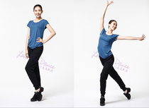 Dance love dance clothes loose casual top AL02-30 female adult practice modern dance clothing spring and summer short sleeves