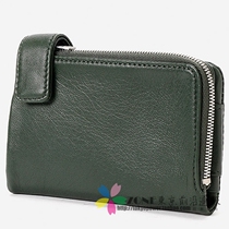 Japan PORTER short wallet 18 years new Japanese fiber slim lamb leather key bit zero money bit zipped