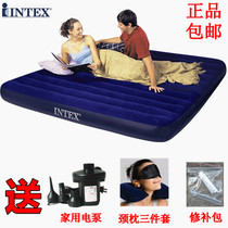 INTEX Inflatable mattress double home thickened tent portable lunch break single outdoor car air cushion bed
