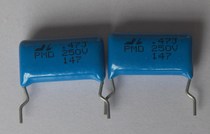 Imported MYLAR PMD CBB film capacitor 0 47UF 250V in-line capacitor