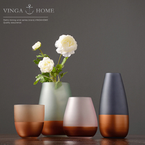 American Nordic glass vase creative living room coffee table flower arrangement