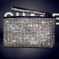 New fashion diamond-studded rhinestone crystal cosmetic bag evening bag bag handbag bag handbag