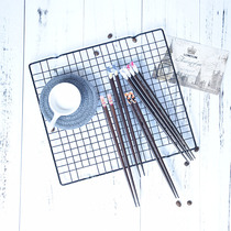 Japanese style creative natural solid wood chopsticks ironwood nail art chopsticks beveled head Japanese chopsticks nails chopsticks handmade eco-friendly chopsticks