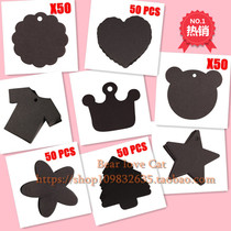 Cartoon Wishing Card Hanging Tree Hanging Pearl Color Card Paper Card Card Card 50 Message Cards