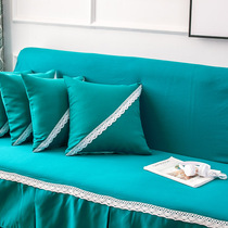 Pure Color Hug Pillow Cover Sofa Leaning on bag Cloth Art Cushion With Core Office Chair Back Cushion Close To Waist Cushion Car Home Leaning Back