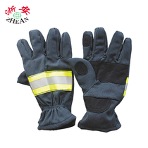  Zhejiang An 02 protective gloves 2002 thickened flame retardant gloves Heat insulation wear-resistant safety gloves