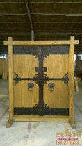YL001 popular old Elm solid wood gate custom size courtyard hotel Tea House Villa entrance door