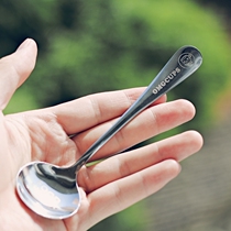 Coffee spoon stainless steel dessert spoon creative student children cute mixing spoon ice cream spoon spoon rice spoon