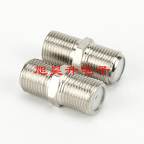 All copper cable TV through head TV female to female connector metric Imperial docking F Head TV Dual Head