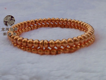 Handmade red copper beaded bracelet pure copper bracelet bracelet bronze bracelet bracelet pure copper