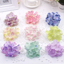 2019 new DIY simulation hydrangea head flower ball silk flower wedding stage flower background decoration props supplies