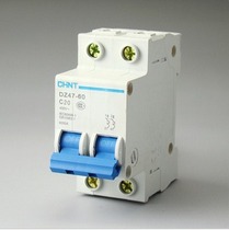 Chint small circuit breaker household open DZ47 2P 20A air switch C20 circuit breaker