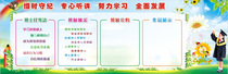764 poster printed display board photo sticker material 1547 learning campus culture classroom class Billboard 11