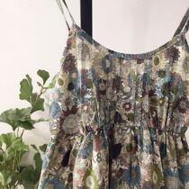 Day Department Mori Womens Department Little Fresh Broken Flowers Sunflower Summer Harnesses Short Skirts Beach Dresses Pregnant Women Harnesses Pure Cotton One-piece Dress