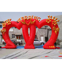 New promotional 10-meter hand-in-hand air mold wedding inflatable arch wedding decoration wedding props supplies