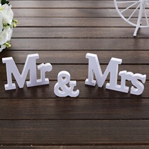 3 pcs set Wedding Decorations Mr Mrs Mariage Decor Birthda