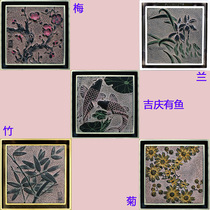 Submarine floor drain copper deodorant bronze big View fish QLTD50-10-Y Jiqing fish plum orchid bamboo chrysanthemum