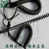 Factory direct PU spring wire multi-core black fog spiral