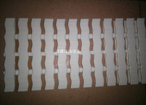 Pool grille white wavy movable grille PP overflow canal cover non-slip grate swimming pool equipment