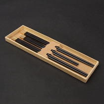 NEWREA new sharp three sets of chopsticks wommuggy golden Xiang cloud suit Three-mouth home WMWJF1-5 SJTK