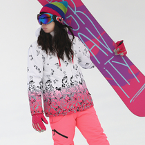  Outdoor womens ski clothes National style thickened warm quilted jacket windproof breathable cold-resistant clothes casual cotton coat